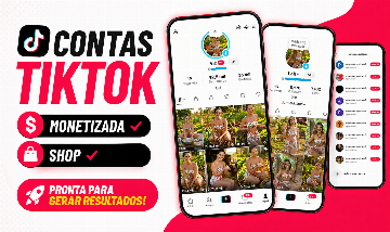 CONTAS TIKTOK *monetizada *shop || BR | USA | UK || 2k | 10k | 40k | 100k