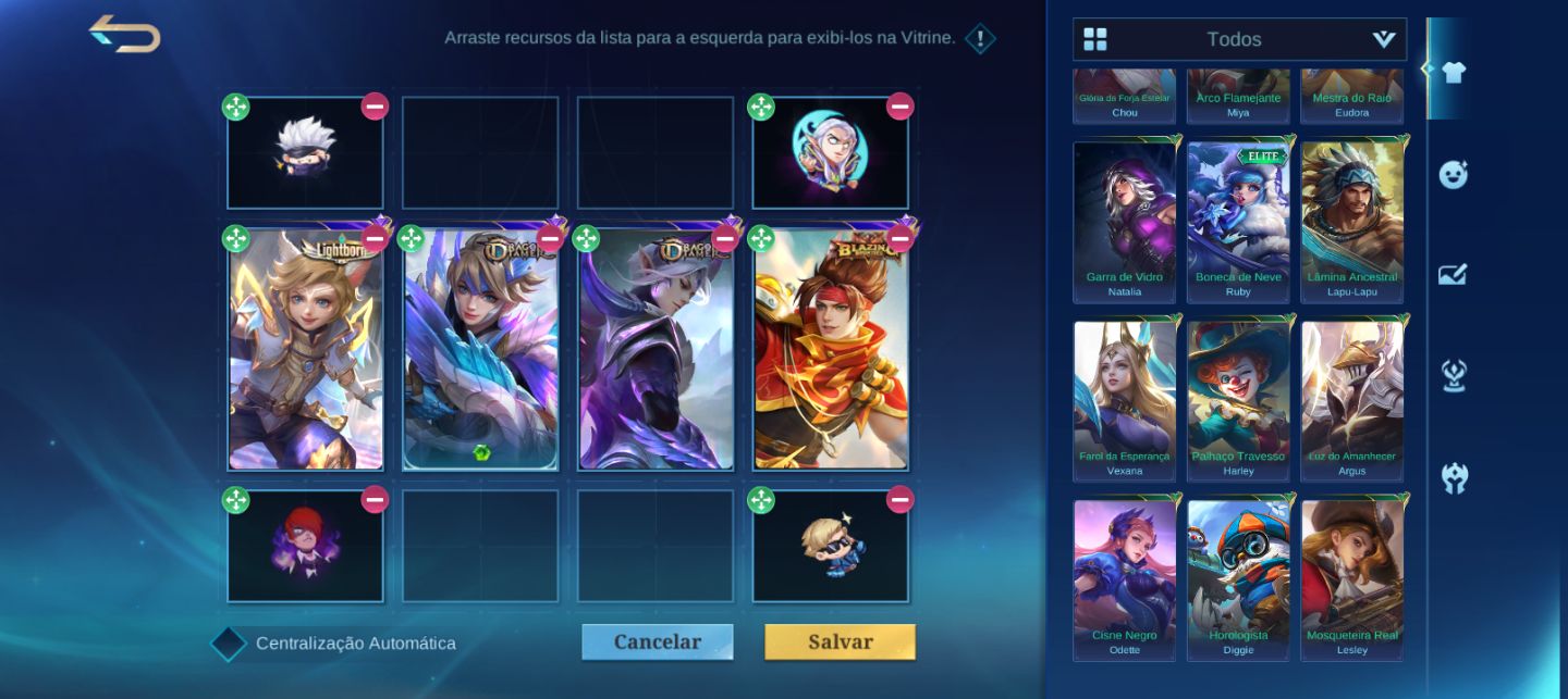 CONTA MLBB SMURF - LIGHTBORN + 2x DRAGON TAMER + BLAZING WEST | FULL ACESSO