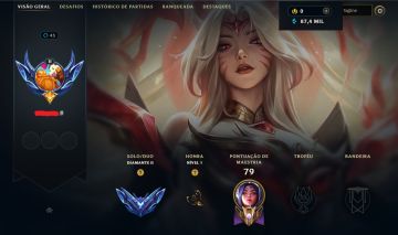 CONTA LOL DIAMOND 2 FULL ACESSO WINRATE ALTO 61% 95W 60L VENDENDO NO PRECINHO !