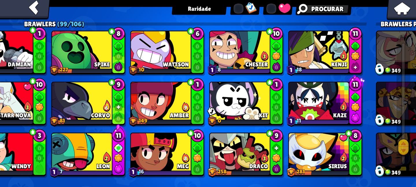 Conta de brawl stars com mais de 30k de troféus