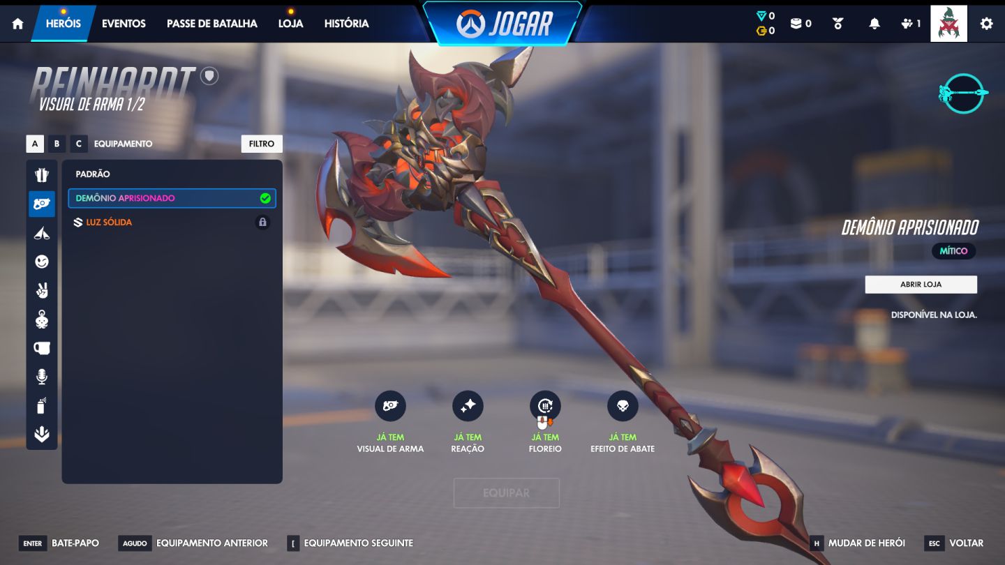 Conta Overwatch 2 | Várias skins lendarias | + 2 Skins Miticas