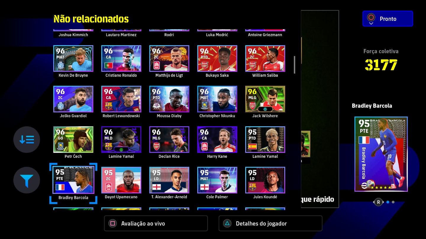 Conta para PS4/PS5 Força 3177