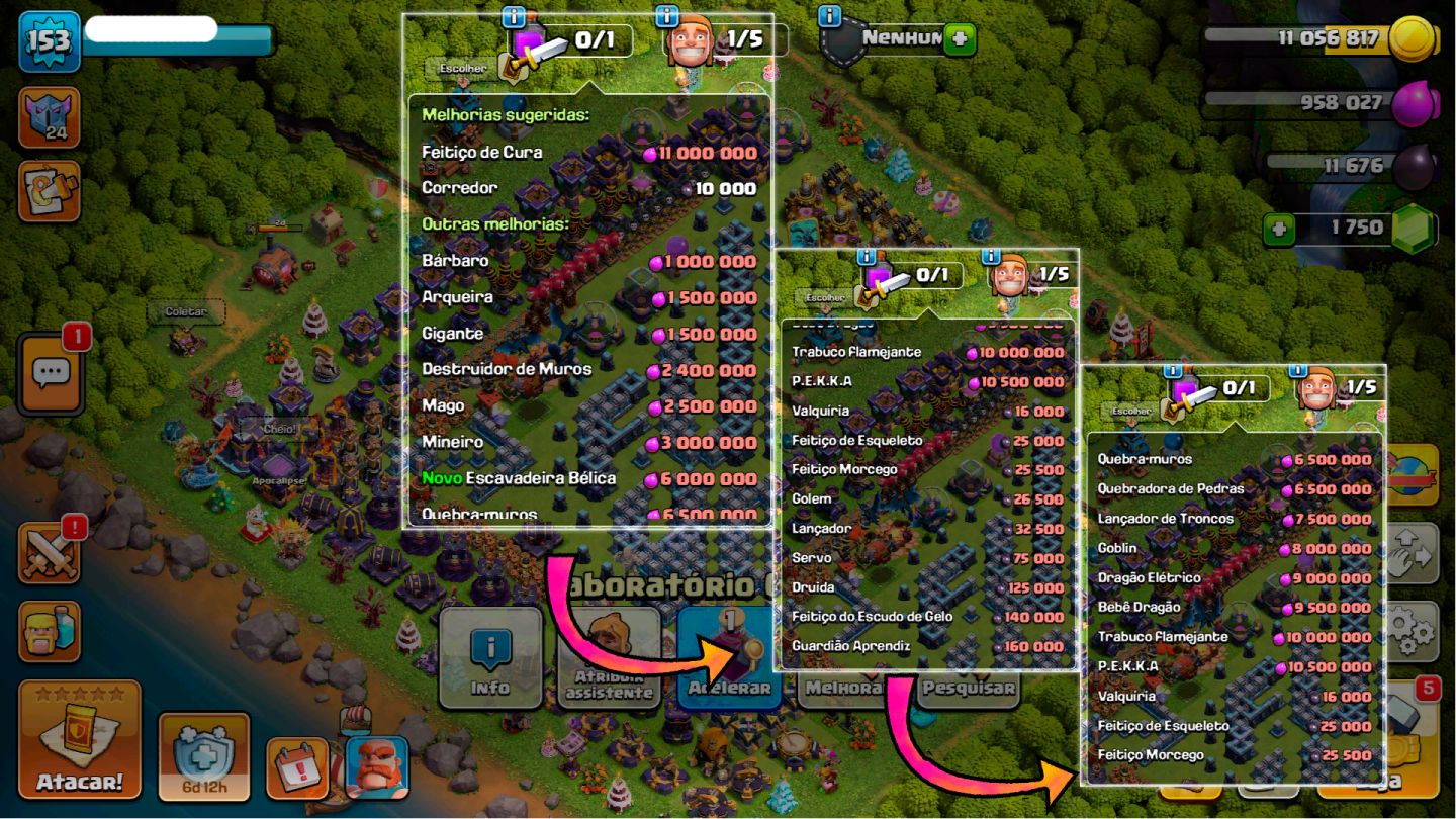 Clash of Clans CV15 (Defesas Full)
