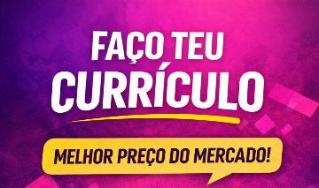 Faço teu currículo para você ter maiores chances de conseguir um emprego