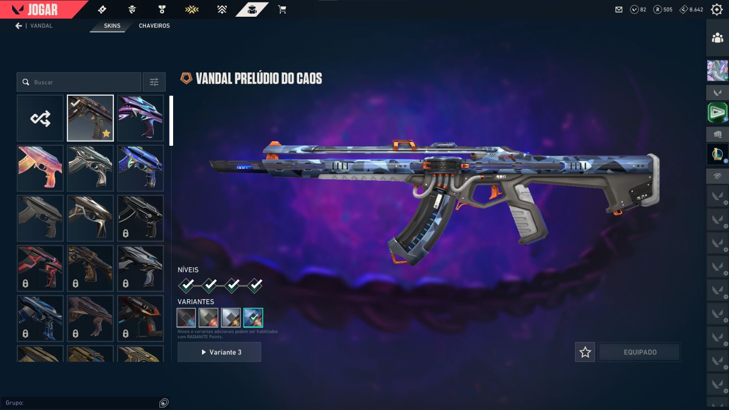 CONTA COM LEQUE FLAMEJANTE EXCLUSIVO E MUITAS SKINS / PRECO NEGOCIAVEL