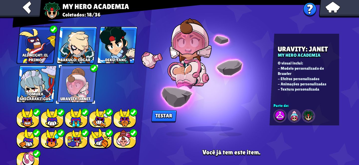 Conta Brawl stars de 2020 upada.