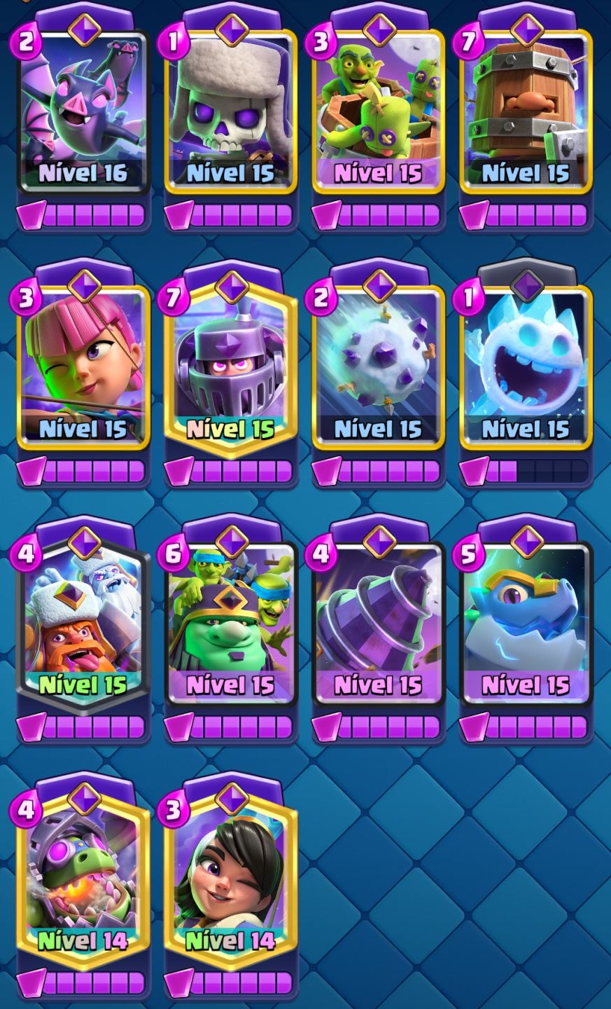 [CONTA CLASH ROYALE 8 ANOS NÍVEL VETERANA]