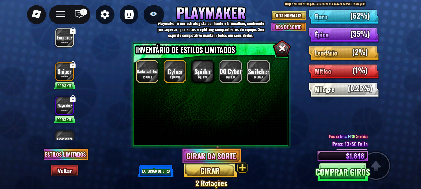 CONTA ROBLOX UPADA EM DIVERSOS JOGOS