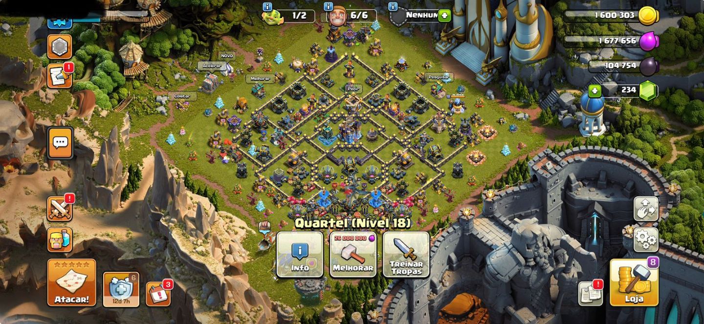 Vila do clash of cland cv 18