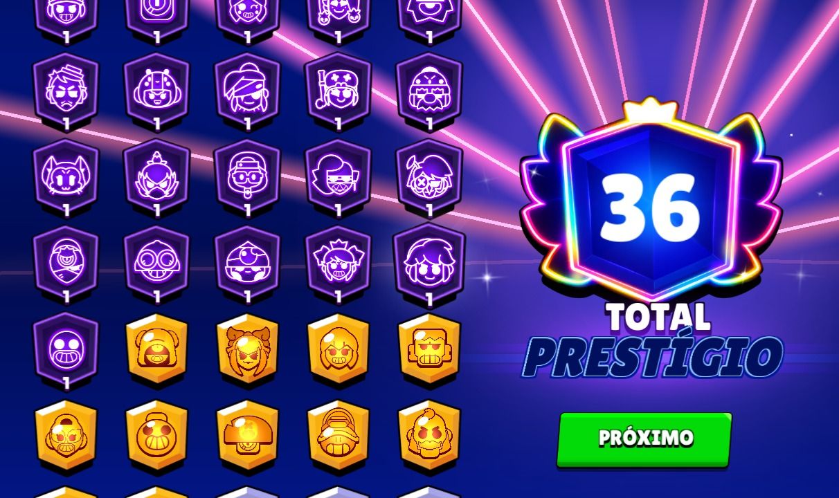 Conta de Brawl Stars 73k de troféus