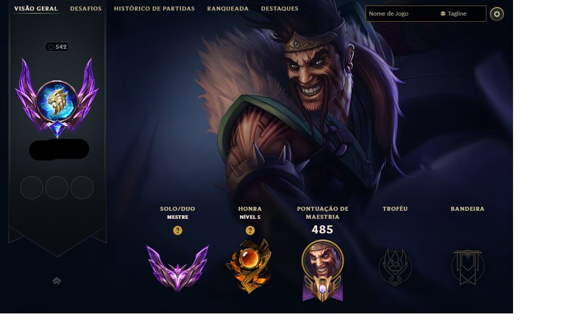 Conta mestre 45 pdl lvl 542 honra 5.