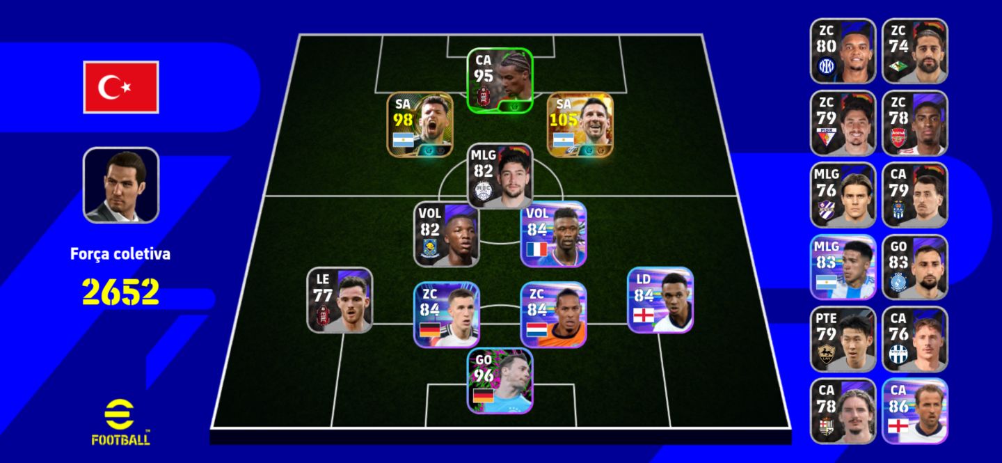 [IMPERDIVEL!!] CONTA EFOOTBALL COM MELHOR MESSI BIG TIME DO JOGO