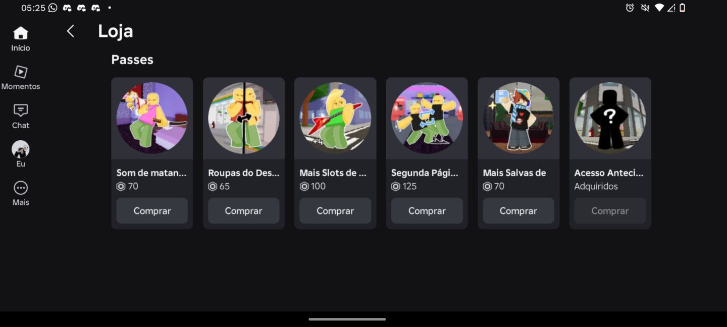 CONTA DE ROBLOX MUITO BOA DIVERSAS COISAS FOCADA EM AOTR E OUTROS