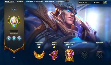 SKIN LENDÁRIA DEUS-REI GAREN + [ OURO 2 COM 75 PDLS ] + [ TROCA NICK ]