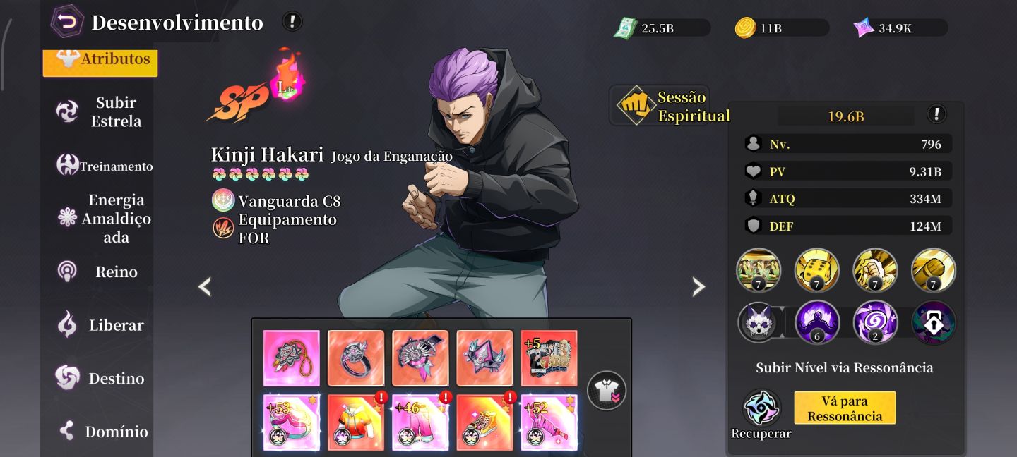 Conta rei do jujutsu 203b