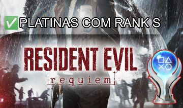 Resident Evil Requiem - Troféu de Platina 100% Legítimo (PS5)