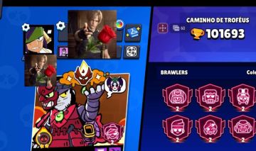 CONTA RARA, FULL BRAWL STARS 100k atualmente agora
