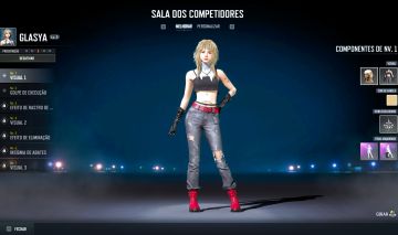 PUBG | AUG Lv8 | Beryl Medusa Lv6 | ACE Lv2 | Personagem Glasya Lv 2