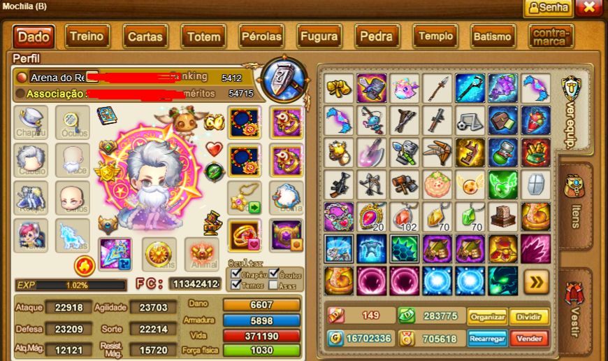 Serv 07 com Fenix de fogo ( up recente do 30 ao 60 tem muito up free )