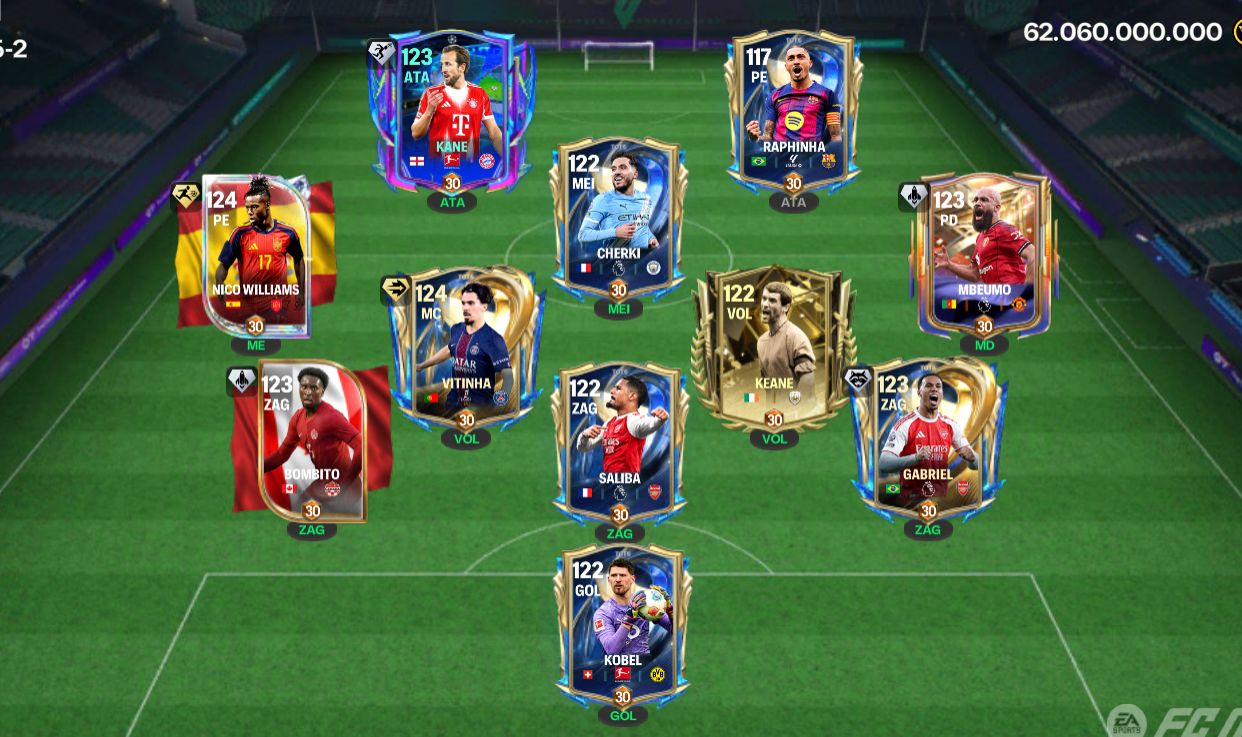 FC Mobile GER 123 | Neymar 118 | Time Meta | Todos Lv. 30