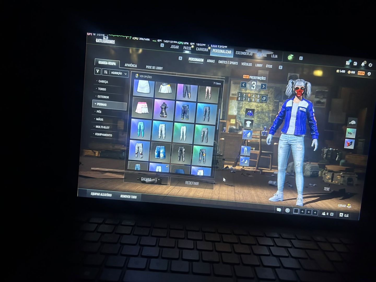PUBG COLECIONADOR FULL SKINS RARAS DE CAMPEONATOS AK 47 PROGRESSIVA LVMAX KAR-98