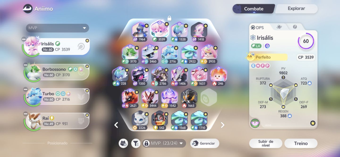 Conta aniimo level 62