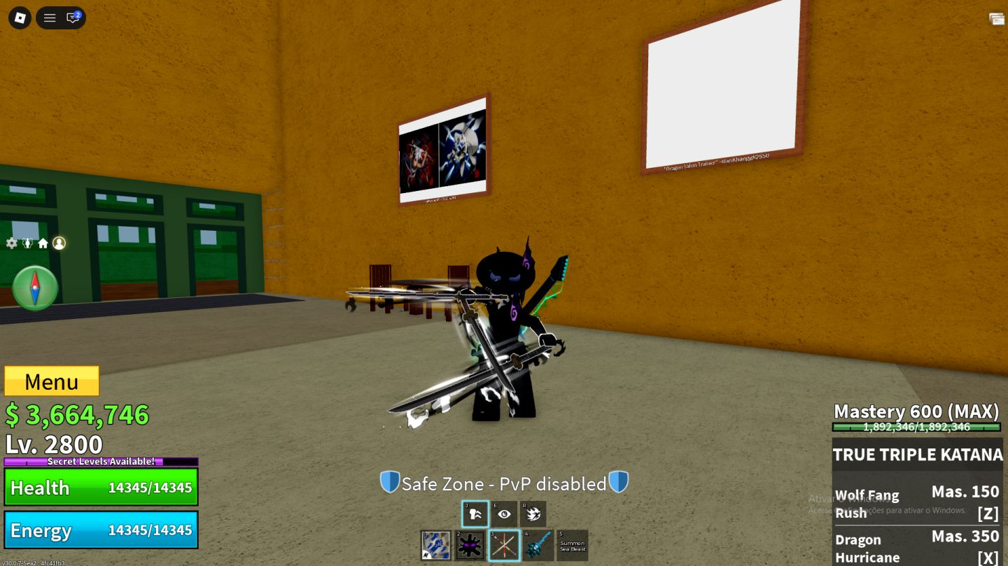 Contas de Blox Fruits lvl 2805 + 11,2 milhoes de bounty
