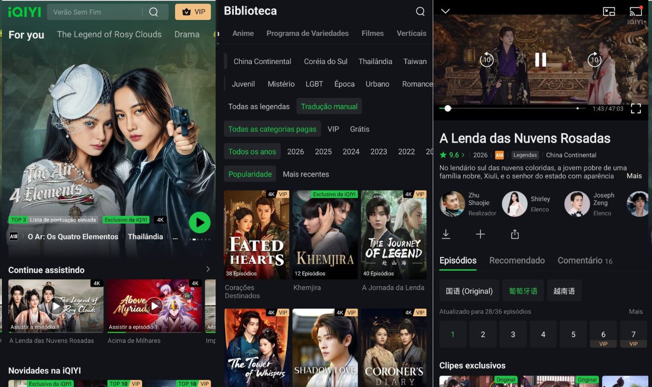 IQIYI 14-30 Dias VIP | Dorama Drama Kdrama C-drama Anime Filme Asiático