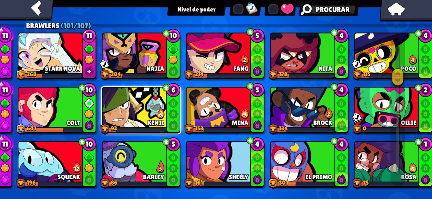 Conta Brawl Stars gemadinha
