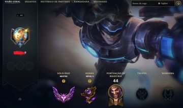 Conta lol MESTRE SOLOQ - troca de nick disponivel