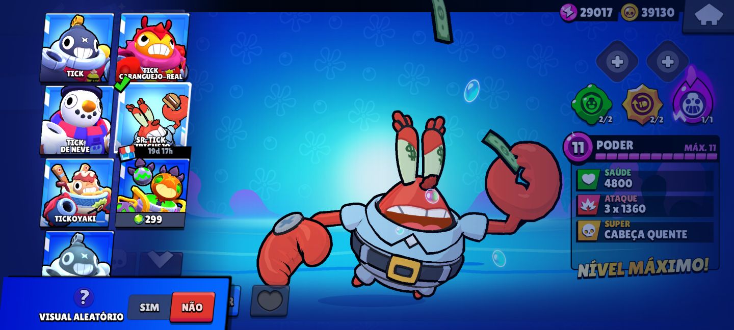 CONTA DE BRAWL STARS 2018 SUPER RARA