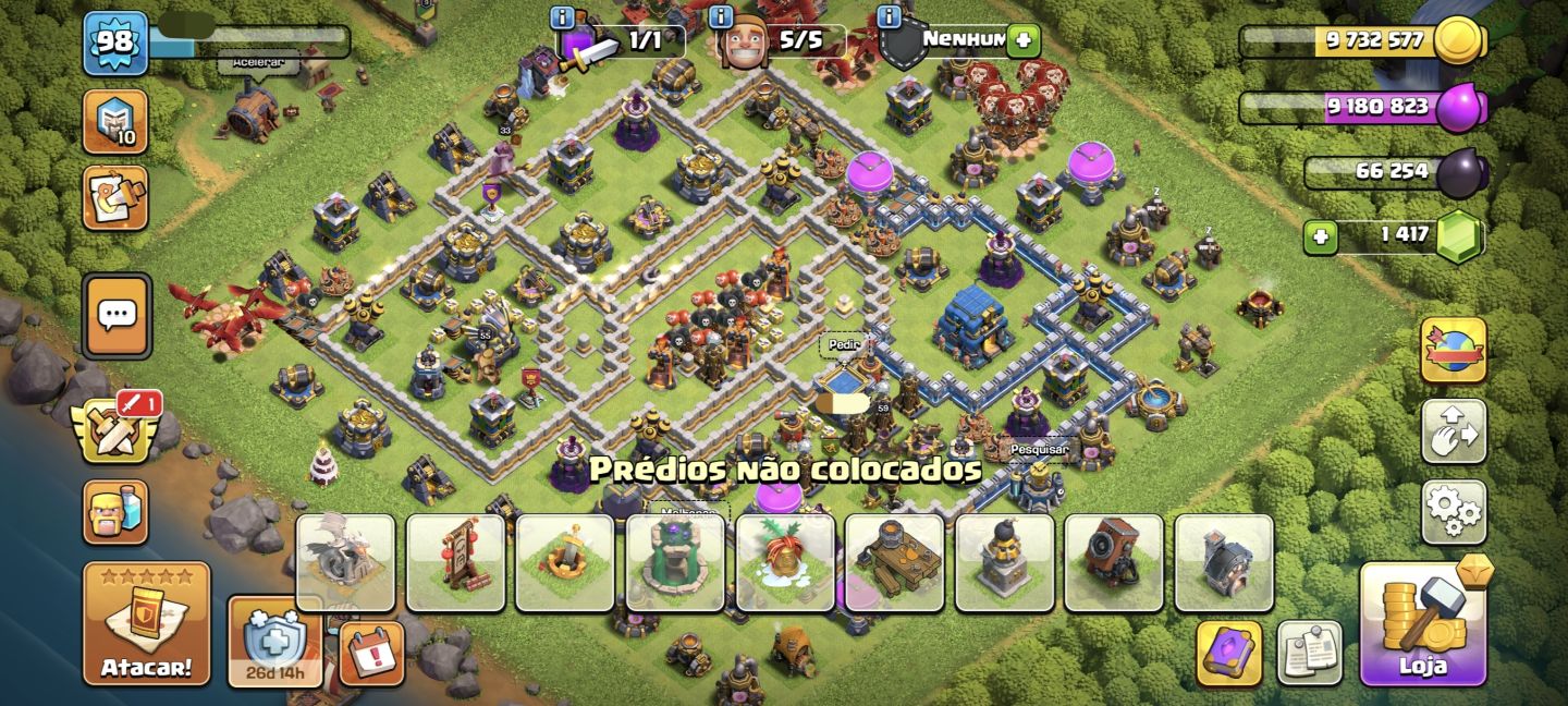 Contas Clash of Clans CV11 ao CV15 | Bem Evoluídas | Entrega Rápida
