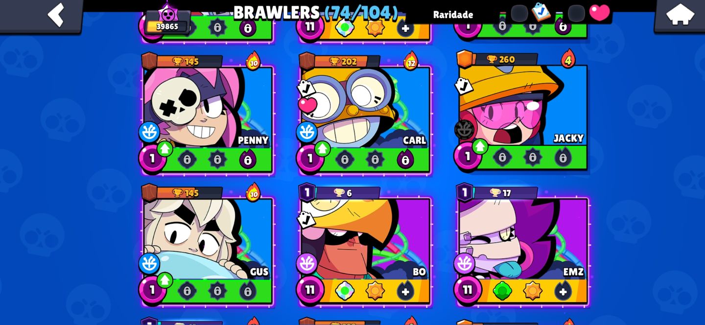 Conta de braws stars rara