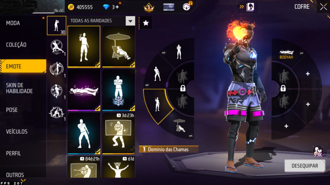 Conta de freefire otima para quem joga AP ou CS rank