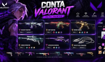 CONTA VALORANT | SKINS PREMIUM | REAVER, ONI, ORIGIN, ARAXYS