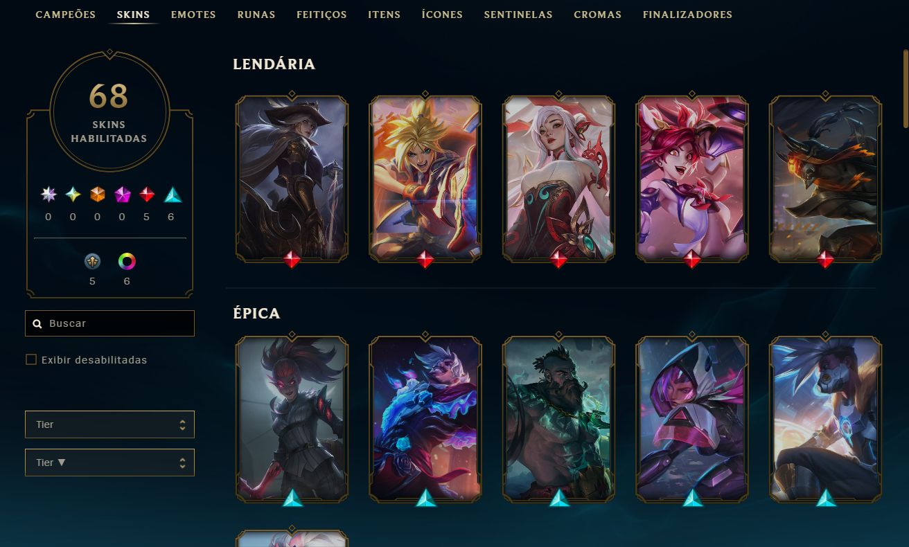 CONTA MESTRE 200PDL+ / 68 SKINS / LV 64 / FULL ACESSO AOS DADOS