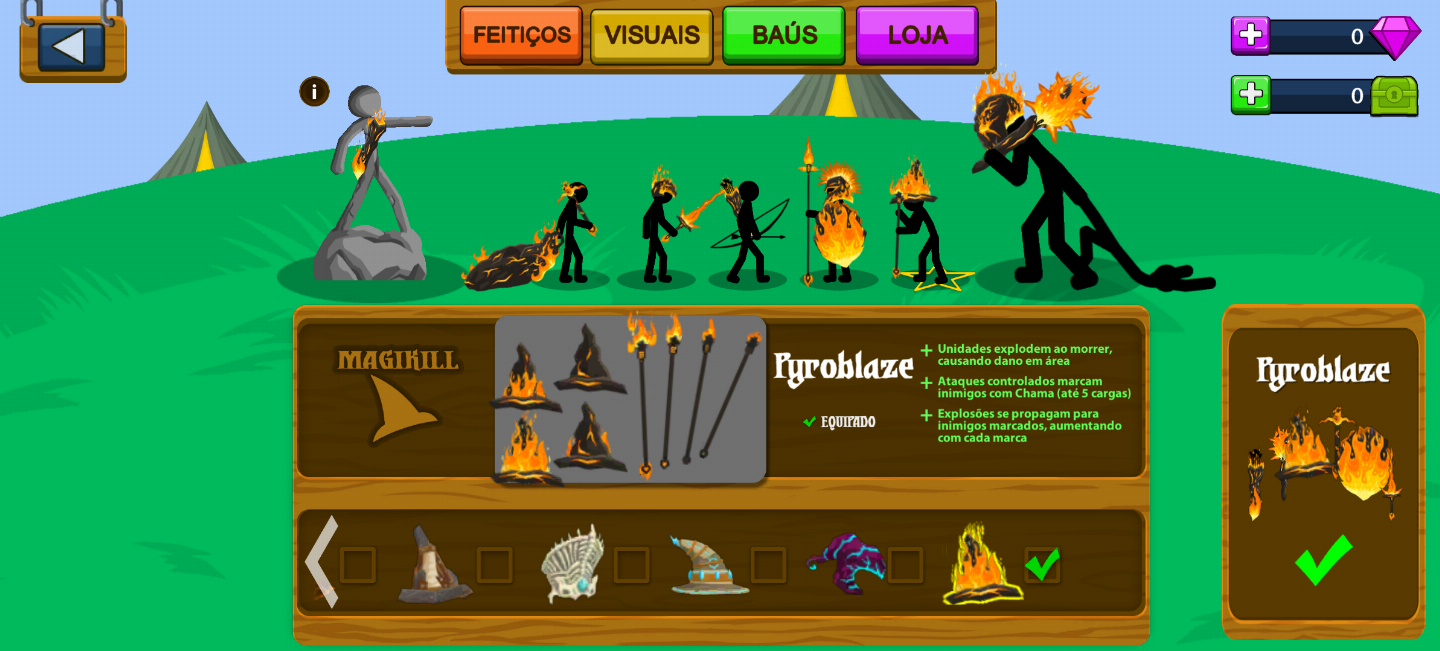 Conta de Stick War Legacy Com Muitos Recursos