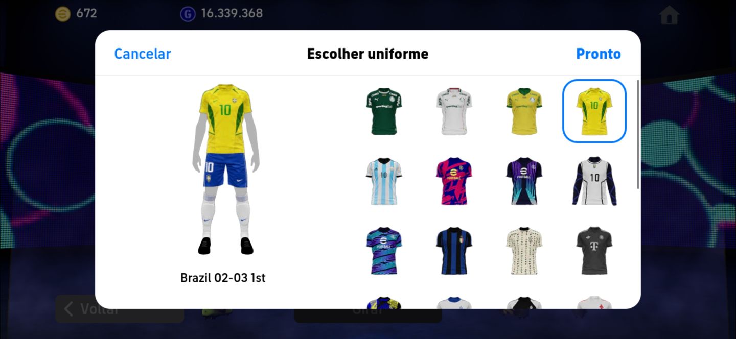 CONTA INSANA COM CR7 107 + CRUYFF 106 + RONALDINHO 105!