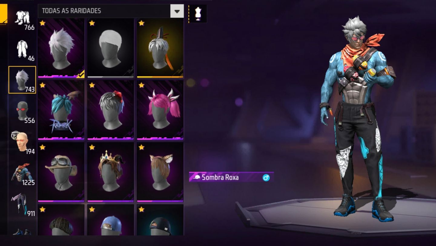 CONTA FREE FIRE FOCADA NO MASCULINO!!