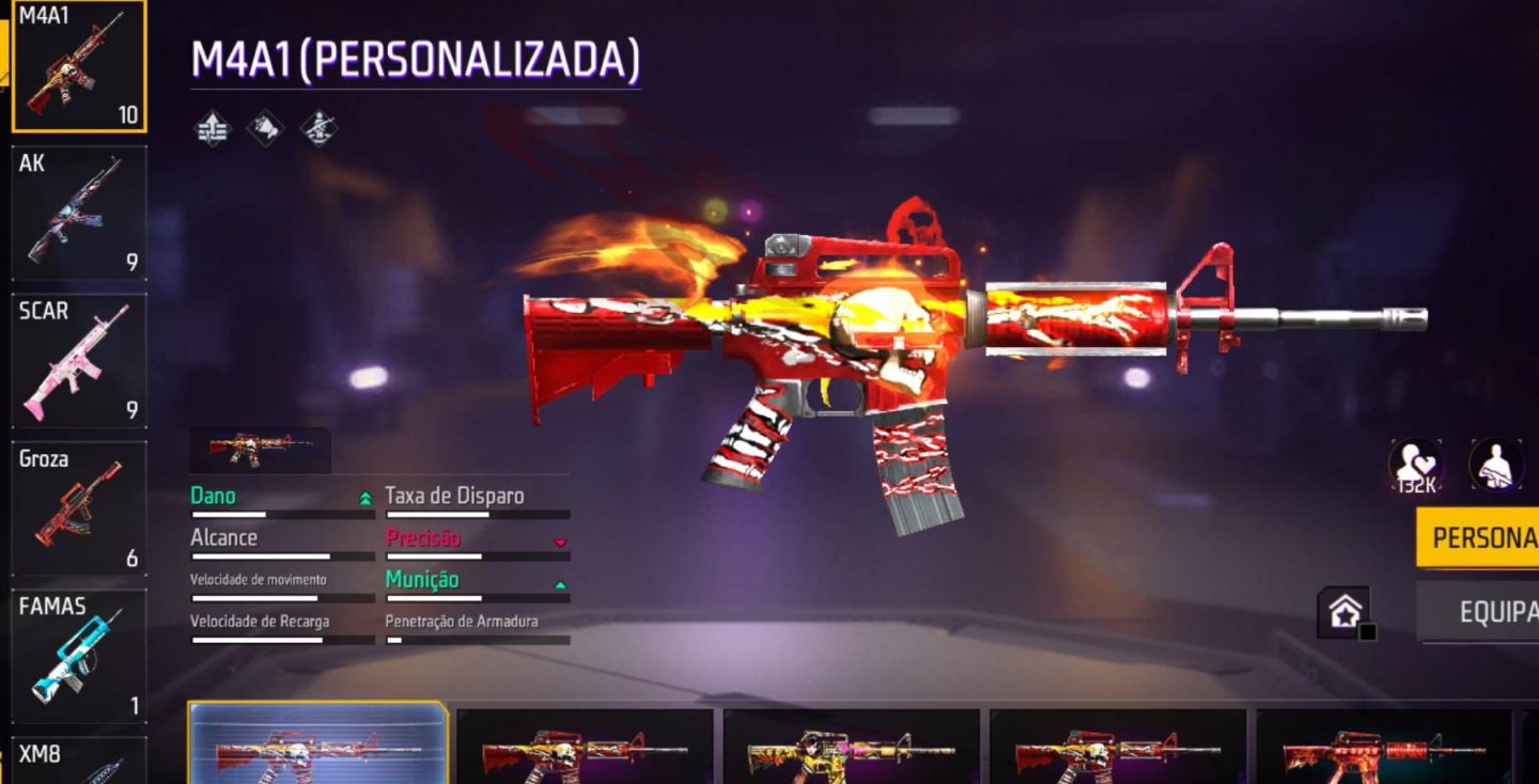 Conta free fire muito boa,com ump atributada