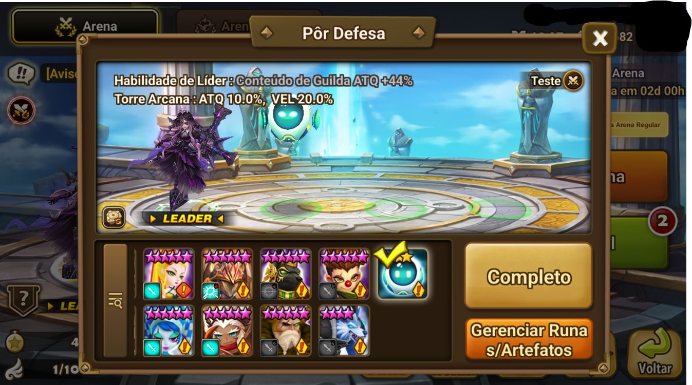CONTA SUMMONERS WAR VELASKA + ROBÔ DE LUZ SERVIDOR GLOBAL