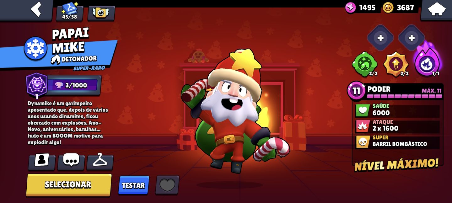 CONTA BRAWL STARS 2019 COM SHELLY BRUXA E LEON LOBISOMEM