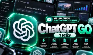 [ENTREGA AUTOMATICA] Chat GPT GO 1 Mês | Link Privado e Único no Seu Email