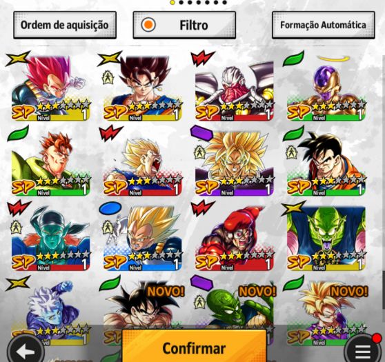 Dragon ball legends, Legend Freeza, Ultra G. Freeza com time formado PvP