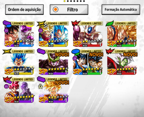 DRAGON BALL LEGENDS 2 LR + 21K DE CRISTAIS (ANDROID)