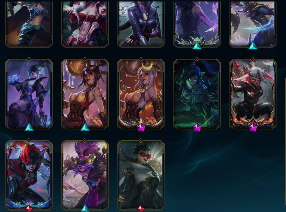 ACC DE LOL ADC + KAISA LENDA ASCENDIDA + TODAS SKIN DA VAYNE, SMOLDER E ZERI