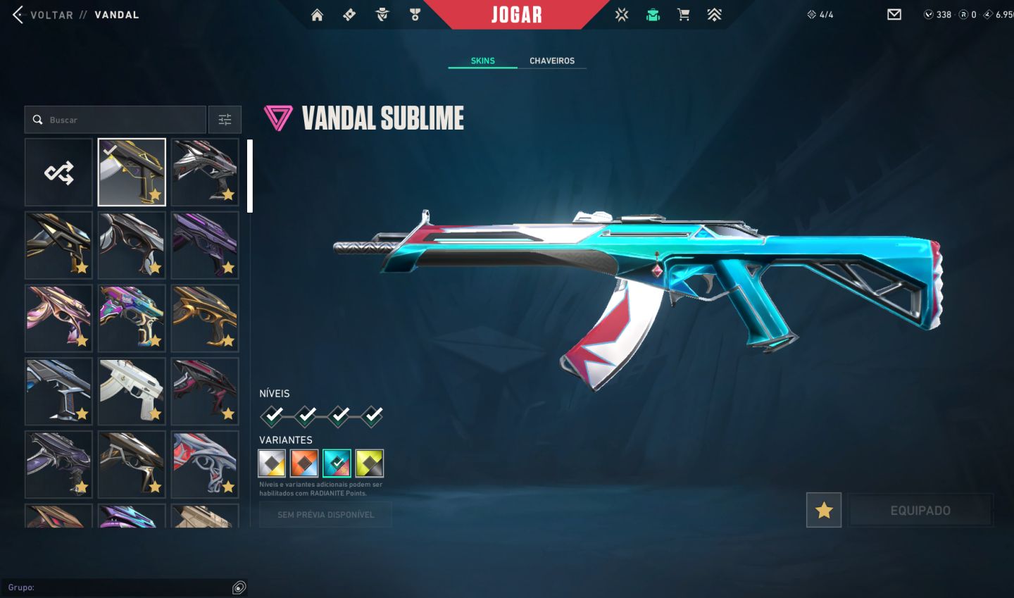 CONTA VALORANT EX-IMORTAL 1, 6,5K ACESSO TOTAL