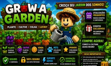 Grow a Garden 2 | 50x Dragon Breath | Conta Full Access | Entrega Rapida