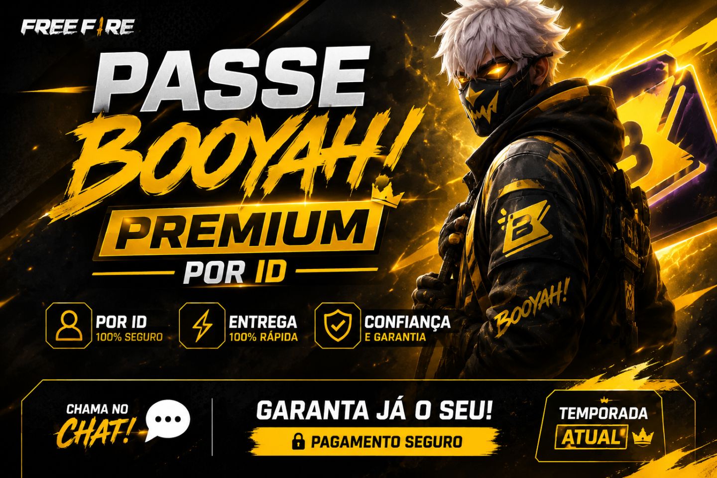 Passe Premium FF Baratin vemm!!