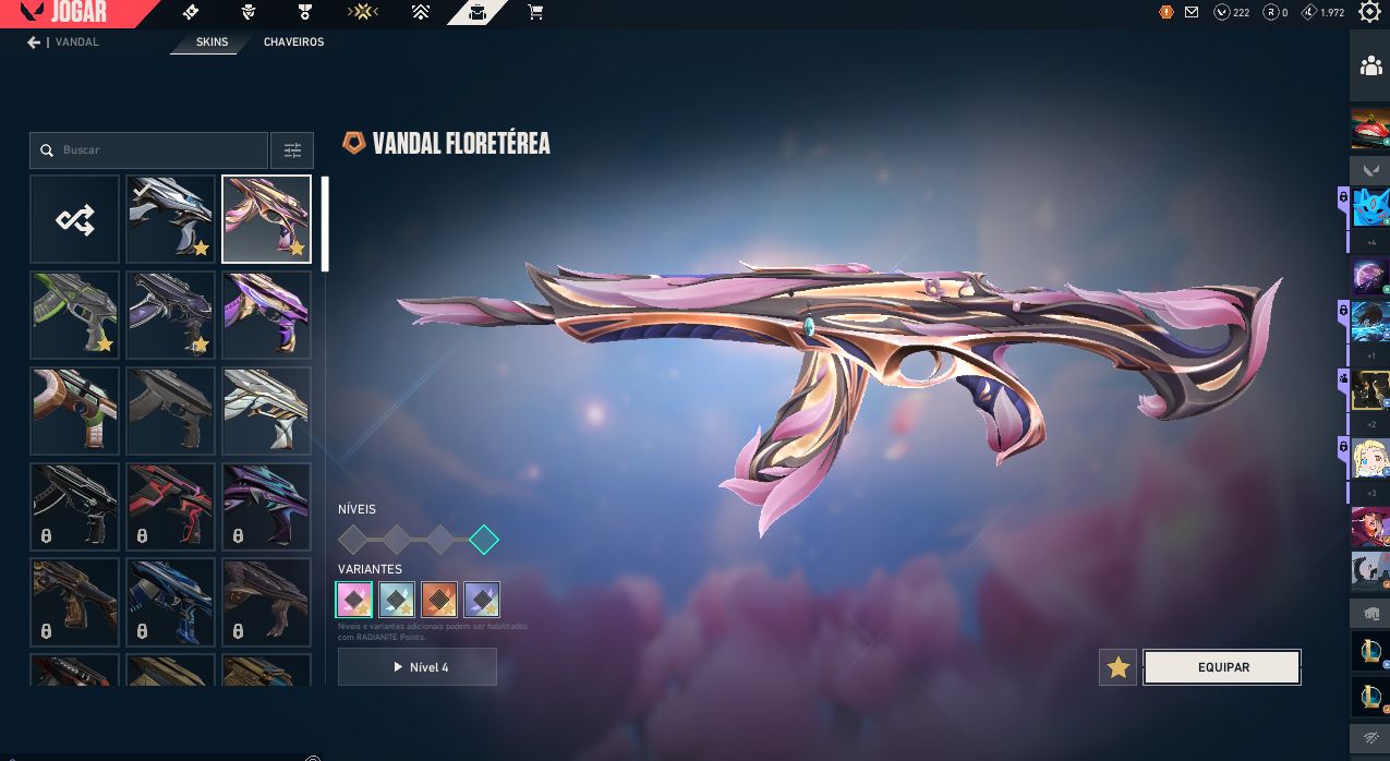 Conta valorant pacote aeris e phantom champions 2026